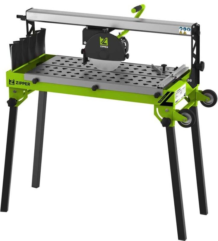 Zipper - Elektrischer fliesenschneider mit wasserbank 72cm zi-fs200-720