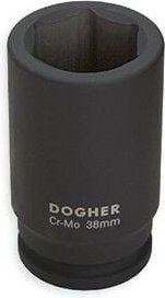 Sechseckiger CrMo-Prallbehälter f/l 1 38mm Dogher 586-38