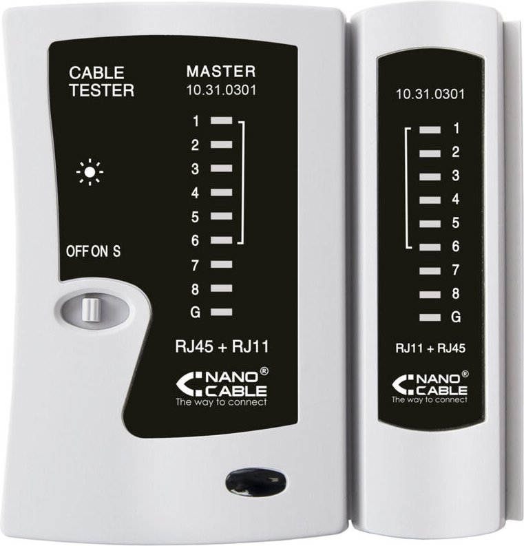 Nano Cable - Netzwerk Tester Computer Netzwerk Tester RJ11 RJ12 RJ45 Nanocable