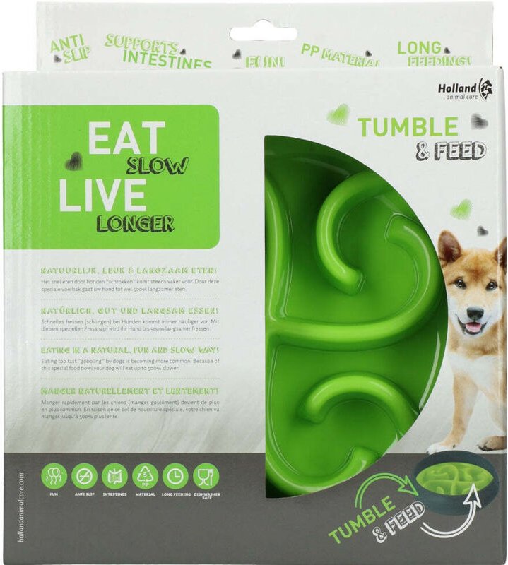 Eat slow live longer tumble feeder grun