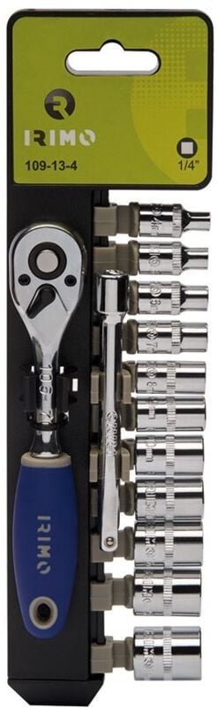 Steckschlüsselsatz 1/4' 13-teilig 109-13-4 irimo