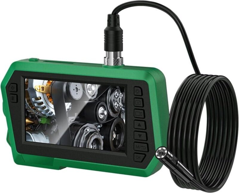 Industrie-Endoskop mit Doppelobjektiv, 1080P-Digital-Endoskopkamera mit 8 mm wasserdichter IP67-Kamera, Kanalkamera mit ...