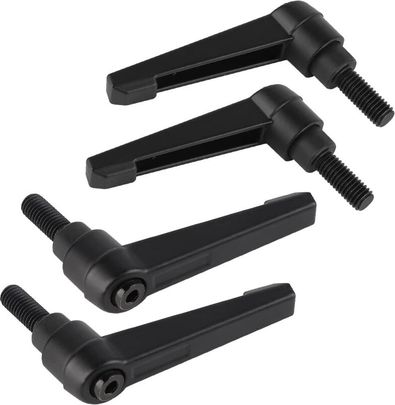 verstellbare Klemmgriffe M8, Schnellspannhebel aus Stahl mit 20-mm-Bolzen