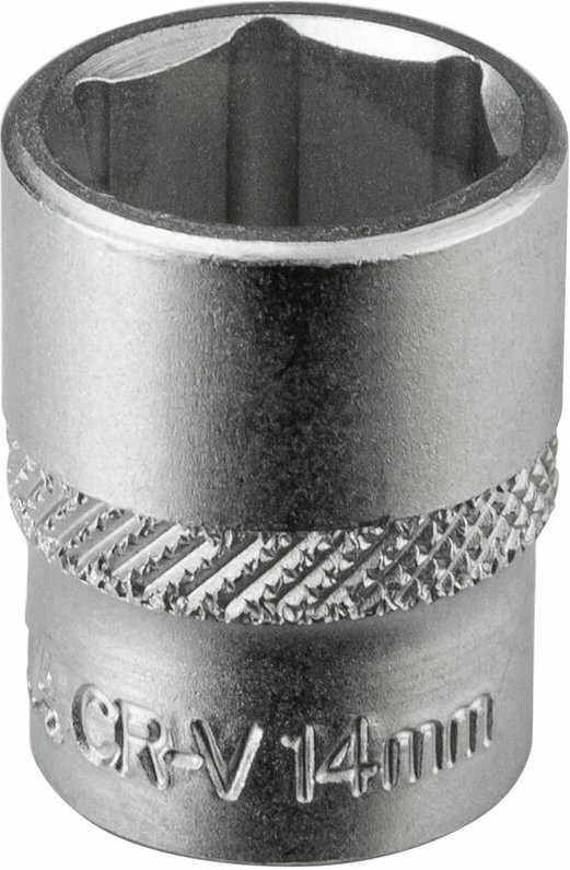 Thumbnail - Stecknuss Sechskant 14mm 6 Kant 1/4" kurz (CR-V)