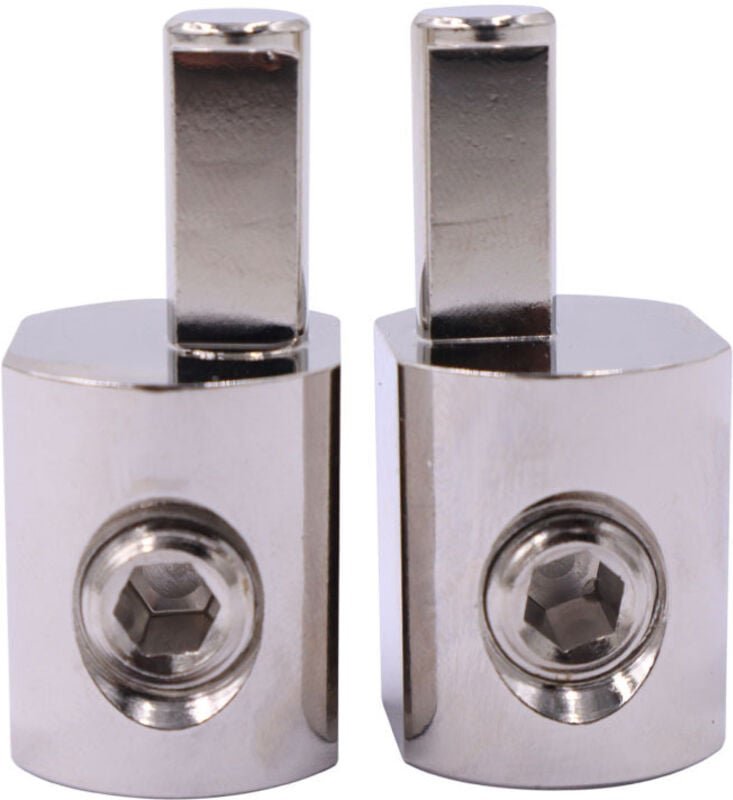 Set aus 2 Verstärker-Eingangsreduzierern von 1/0 AWG auf 4 AWG – Robuste Strom- und Masseanschlüsse aus Messing für Kfz-...