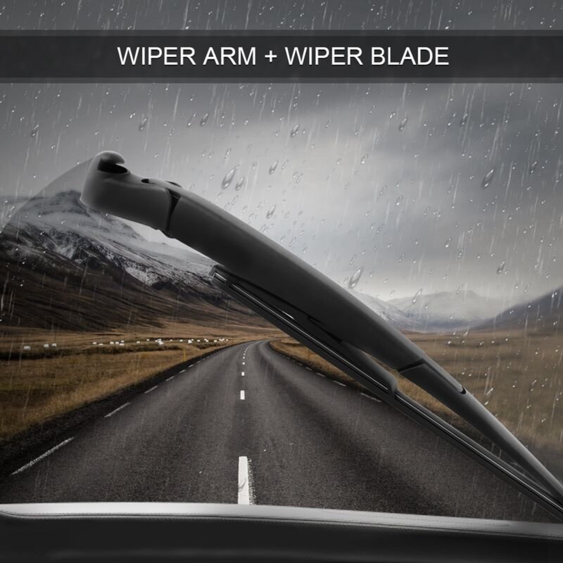 Automatischer Heckscheibenwischerarm und -blatt für 3-türige Fahrzeuge (2001-2006) und Wischerarm für 5-türige Fahrzeuge...