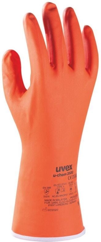 Uvex 6018807 Schutzhandschuhe u-chem 3500 60188 Größe 7