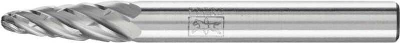 PFERD TOOLS Hartmetall Hochleistungsfrässtift CAST Rundbogen RBF Ø 06x18 mm Schaft-Ø 6 mm für Gußeisen