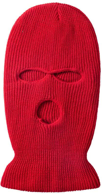 Fluoreszierend pinke Ski-Sturmhaube