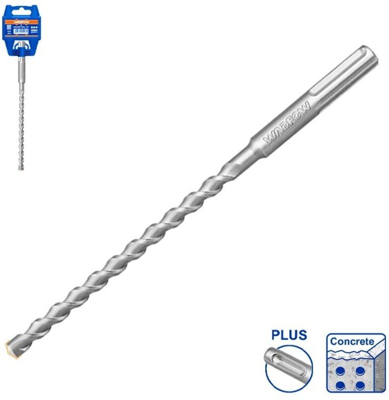 TOLSEN SDS Plus Bohrer 12x160mm, TCT-Spitze, legierter Stahl, ideal für Beton und Mauerwerk