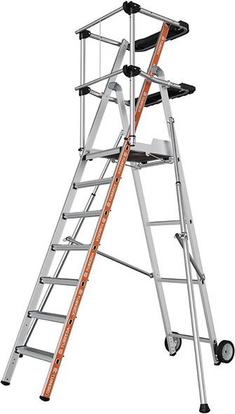 Tubesca Comabi - Podestleiter 8-stufig - Max. Arbeitshöhe 3.63m - 2274157