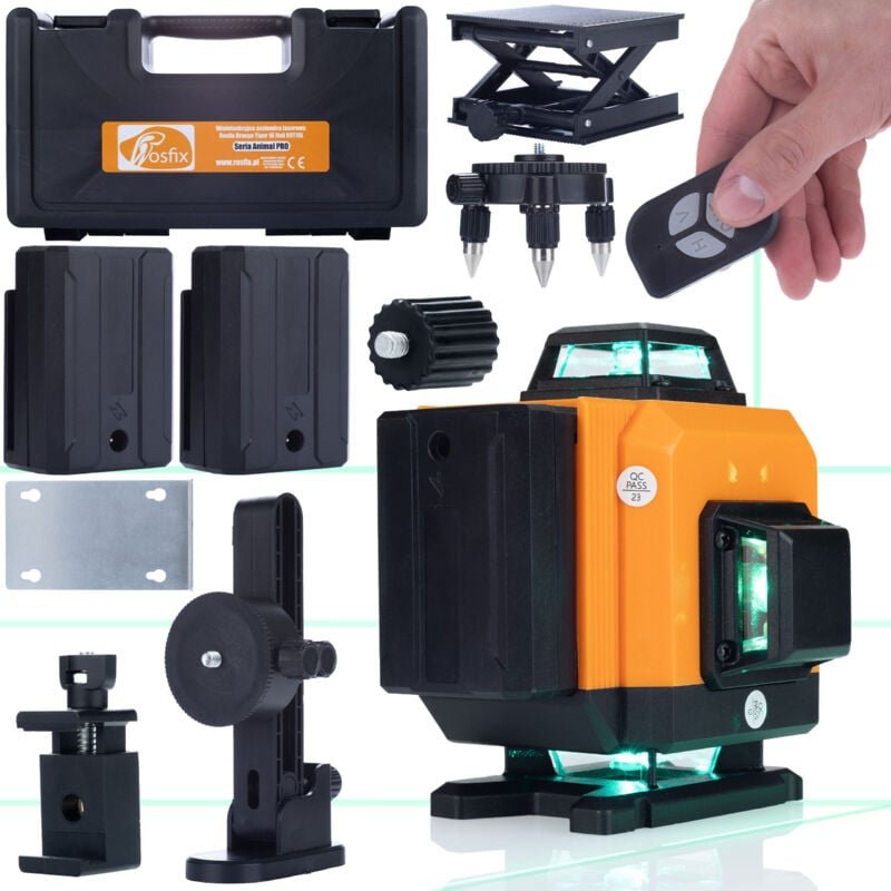 Rosfix Orange Tiger 16-Linien-Laser-Nivelliergerät ROT16L im Koffer mit Set