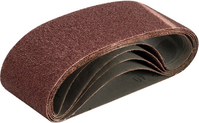 5 x Schleifbänder 75 x 480 mm K40 - Triton