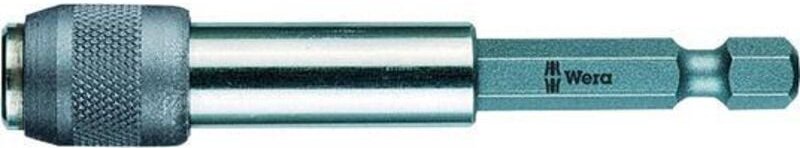 Schnellwechsel-Bithalter 1/4 für 1/4 Bits Magnet 77mm Wera