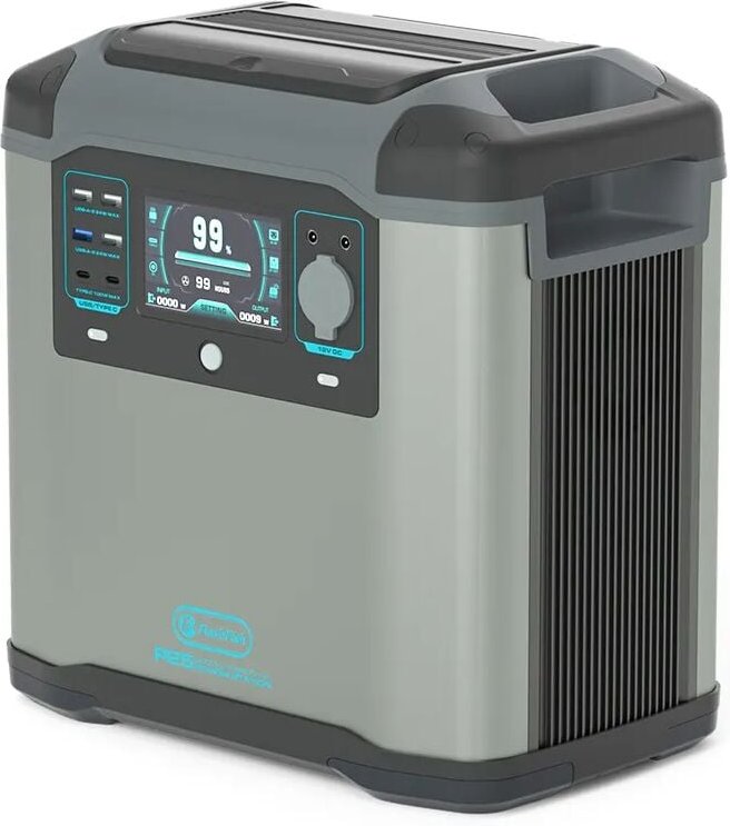 FlashFish Power Station 2000W/1573Wh P25 Tragbare Stromzeuger Lithium-ion Batterie Stromgenerator, 2 PD100W Typ-C, led T...