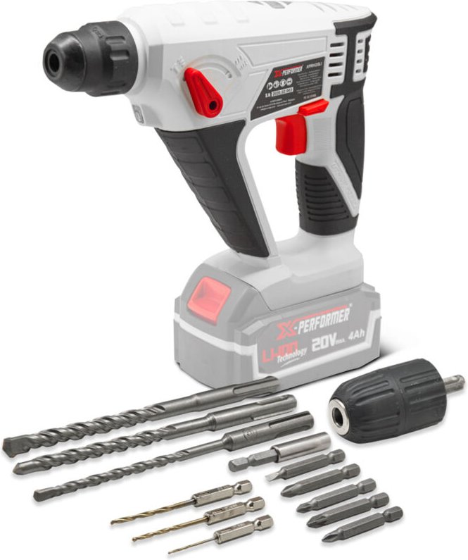 Akku-Bohrhammer 20V ohne Akku geliefert - X-Performer