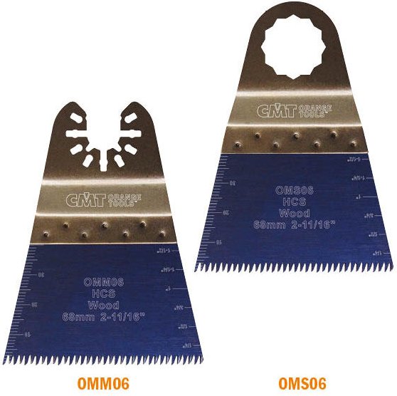 OMM06-X5 5 HCS-Holzschneideblätter 68 x 40 mm 14 TPI-U