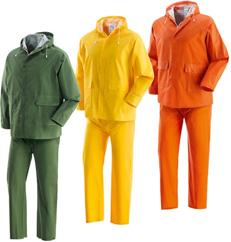 Neri Pluvio PVC-Regenanzug - XL - Verde