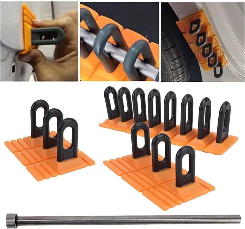 Auto-Dellenreparaturset – Hochleistungs-Dellenzieher mit Klebelaschen