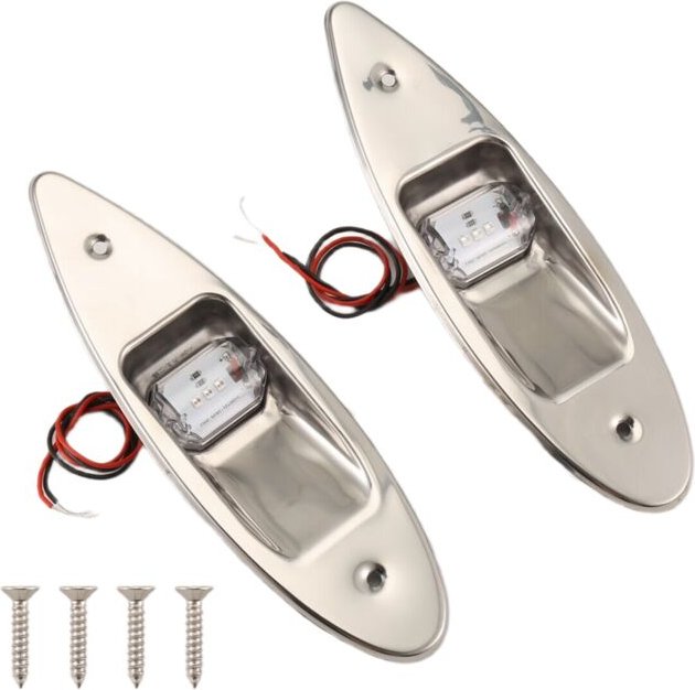 LED-Zweifarben-Signallichter Marine-Universal-Navigationslichter Navigationslichter BootszubehöR