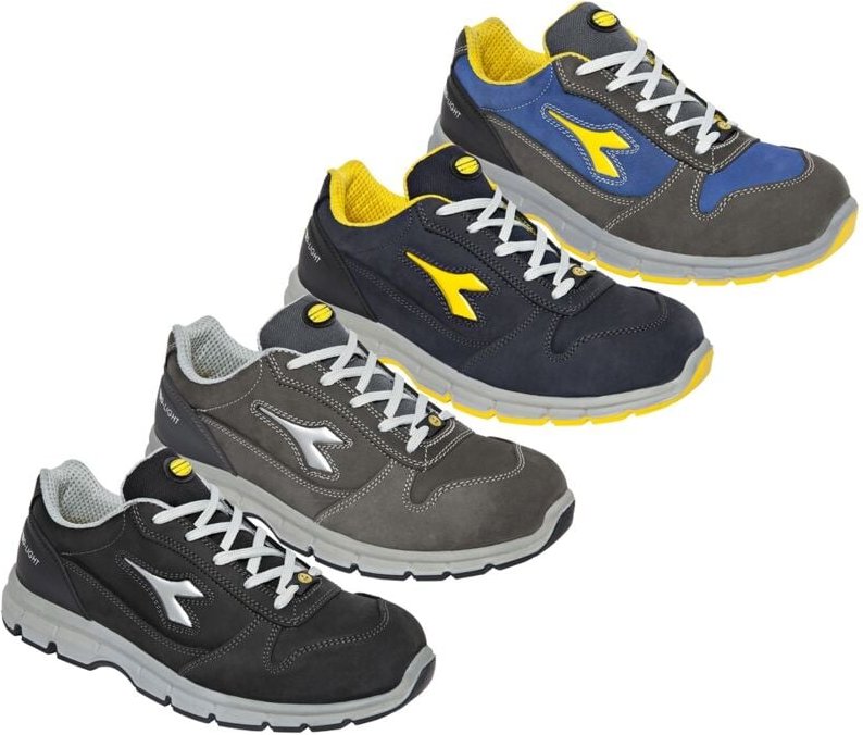 Diadora Run ll Low S3 ESD SRC Schuhe - 41 EU - Gris /Azul