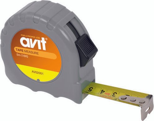AV02001 Maßband 5 m Stahl - Avit