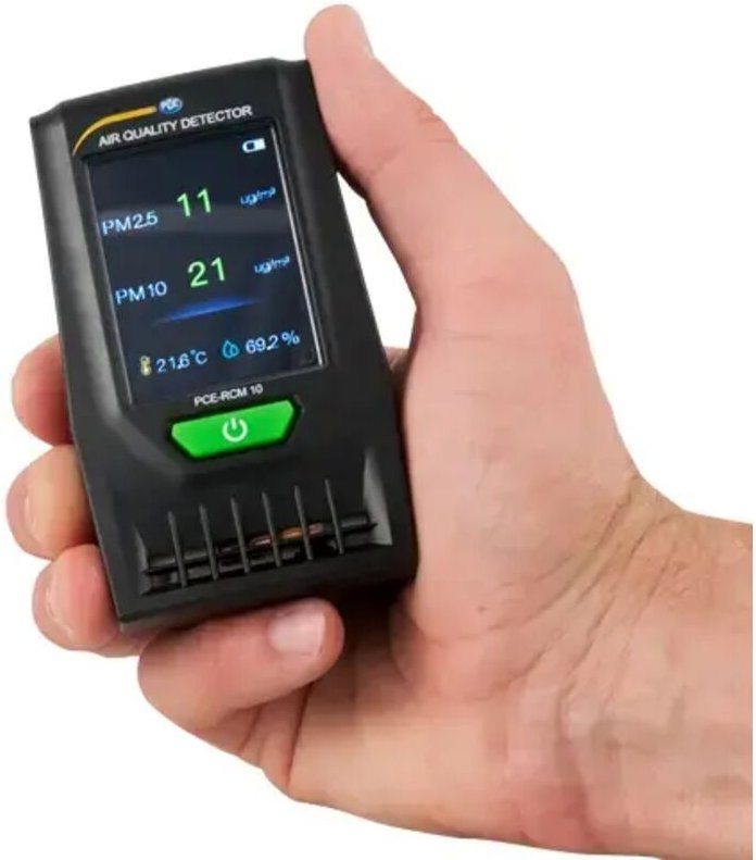 Feinstaub-Messgerät PCE Instruments PCE-RCM 10 Luftfeuchtigkeit, Temperatur