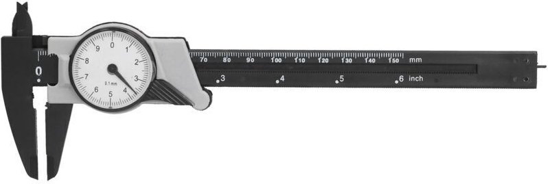 Tragbarer ABS-Messschieber 0-150 mm, metrisches Messwerkzeug für Labor und Haushalt