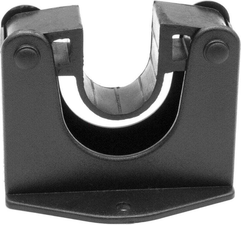 Universelle Wandhalterung für Staubsaugerschlauch (passend für 16–30 mm Teleskopstiel) – Montagehalterung, schwarz