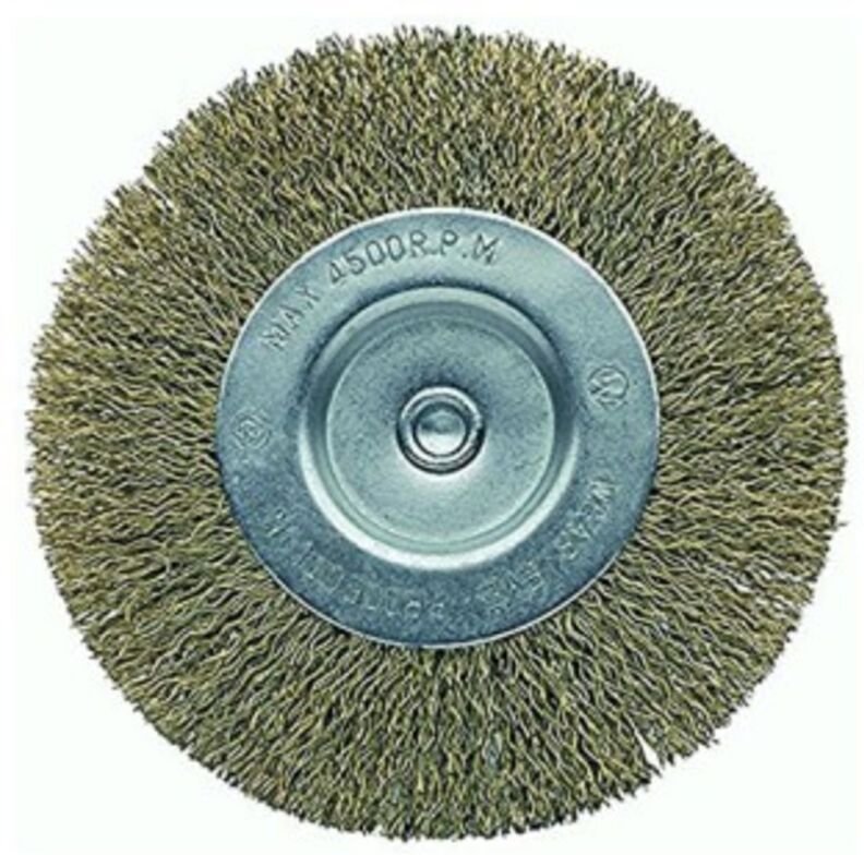 Rundbürste 50807-75 Brico Messing gewellter Draht - Bellota