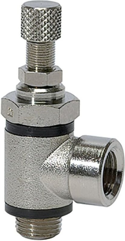 Drosselventil, beidseitige Drosselung (b) g 1/2 ig, g 1/2 - Riegler