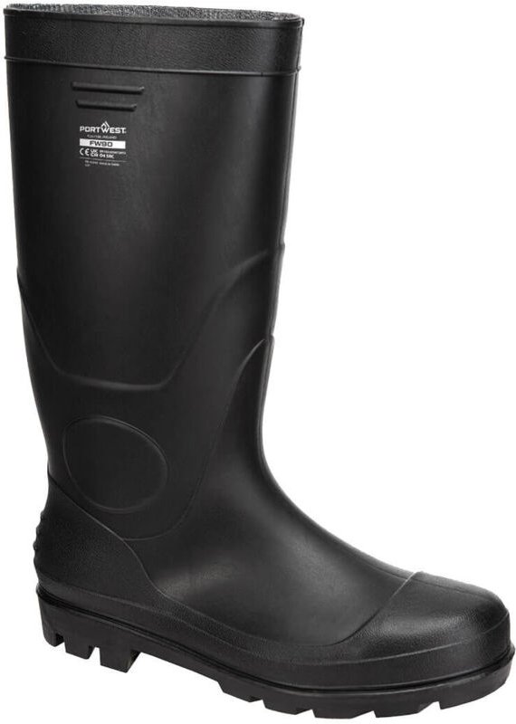 Gummistiefel PVC Wellington 04 - Größe 36 - Schwarz - Portwest
