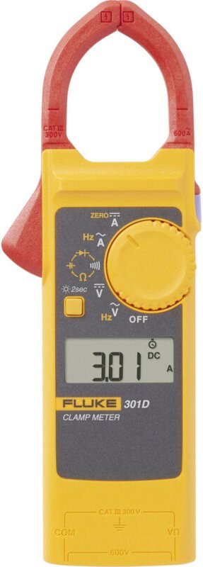 Fluke FLUKE-301D/EUR Stromzange digital CAT III 300 V Anzeige (Counts): 6000
