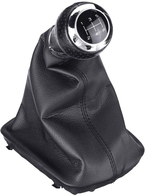 5-Gang-Auto-Leder-Handschaltknauf mit Kofferraumdeckel-Schaltgriff, für Audi A3 A4 Q5 S3 S4 A4 B5 A4 B6 A4 B7 A6 C5