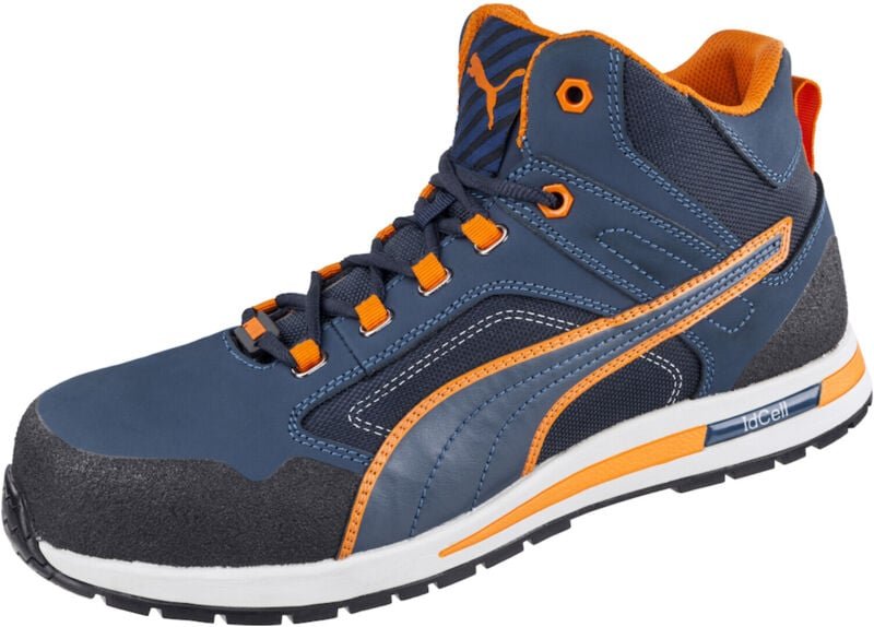 FP - Sicherheitsstiefel Crosstwist mid Gr.40 blau/orange S3 hro src din EN20345