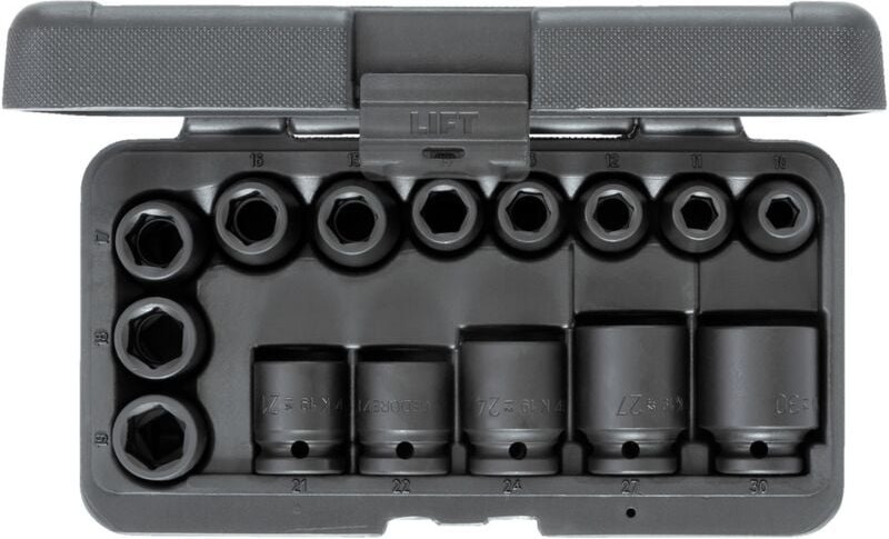 Kraftschrauber-Satz 1/2 15-tlg - Gedore