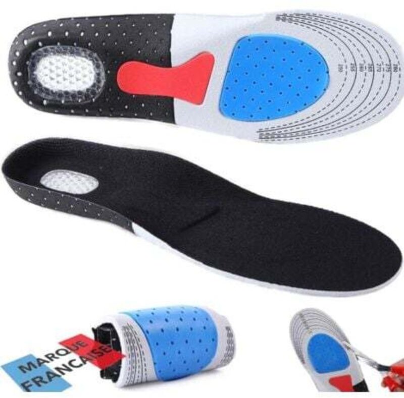 Orthopädische Einlegesohle mit Polsterung, Größe 40–44 (EU) – Lindert Fersensporn und Fußschmerzen, dämpft Stöße – Ideal...