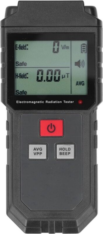 Tragbarer elektromagnetischer Strahlungstester, Magnetfeld- und Elektroschirm-Dosimeter-Detektor mit akustischer und vis...