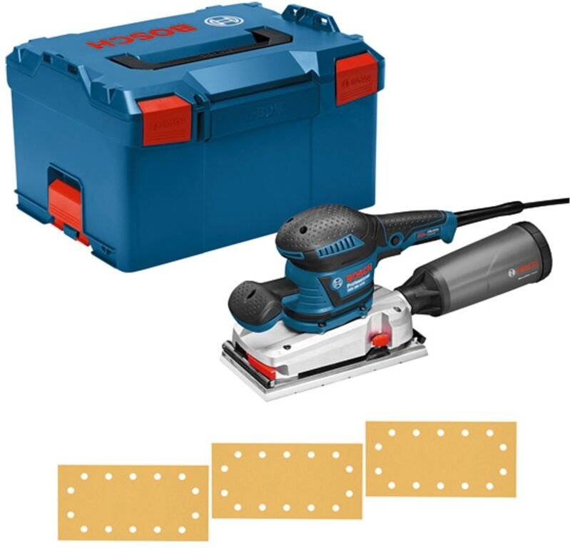 Bosch Schwingschleifer gss 280 ave, incl. Zubehör, Zusatzhandgriff, mit l-boxx