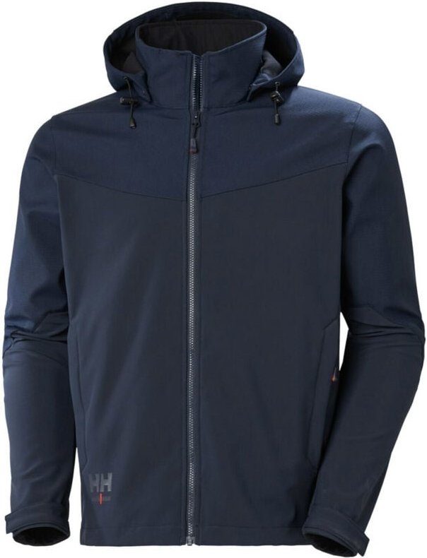 Thumbnail - Softshelljacke Oxford, navy, Gr.2XL