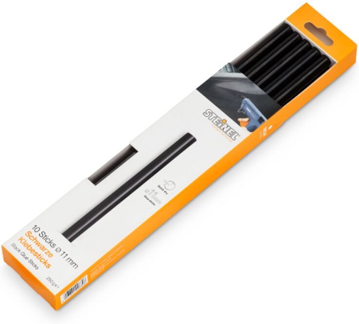 006792 Heißklebesticks 11 mm 250 mm Schwarz 250 g 10 St. - Steinel