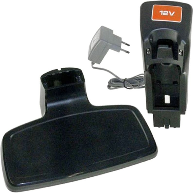 Ersatzteil - 12V-Ladegerät mit Originalhalterung - - electrolux AEG