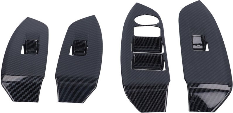 AKLOSIPY Auto-Modifikation CX-3 2016-2021 Carbonfaser-Interieur-Schalterpanel-Dekor-Schalterpanel-Abdeckung Win4PCS-Abde...