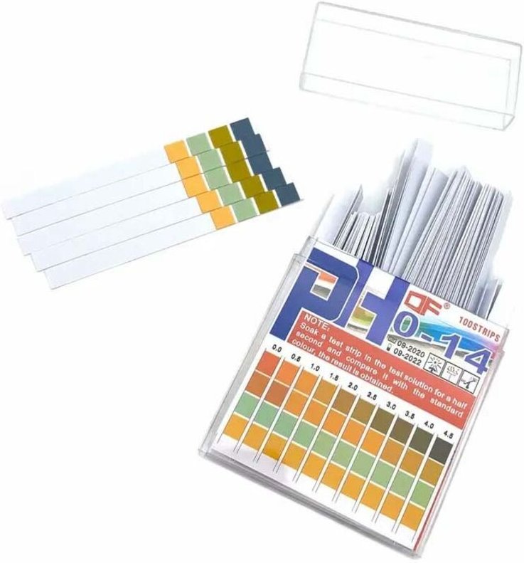 200Stk pH Teststreifen 0-14 Hochpräzise Indikatorstreifen, Testpapier für Wasser Boden Pool Lebensmittel Aquarium Wissen...