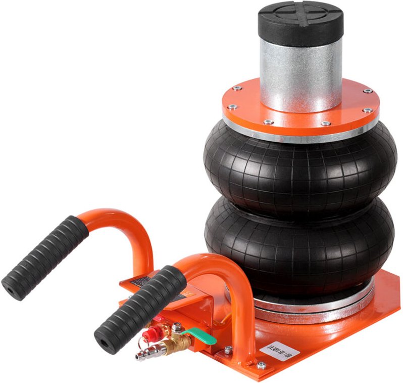 Pneumatischer Wagenheber Luftwagenheber einstellbar 3 t mit erhöhter Säule, leicht anzuhebender und platzsparender Wagen...