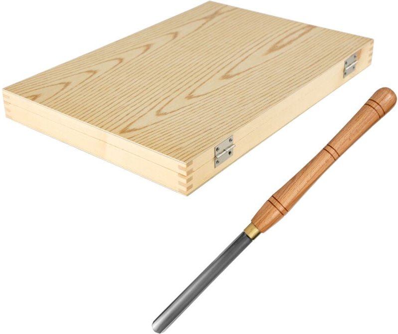 Mophorn - 8-teiliges Drechselmeißel-Set – HSS-Stahlklingen zum Drechseln und Schnitzen von Holz – Inkl. Aufbewahrung und...