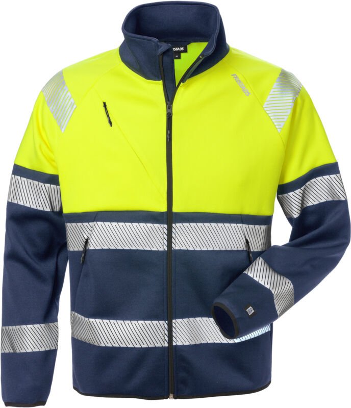 Fristads 129509-171-2XL High Vis Sweatjacke, Kl. 1 4517 SSL Dynamic Reißverschlu