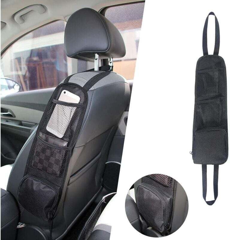 Sitzseiten-Organizer, Auto-Aufbewahrungstasche, Netztasche für Autositze, Telefonhalter für alle Beifahrersitze für Auto...