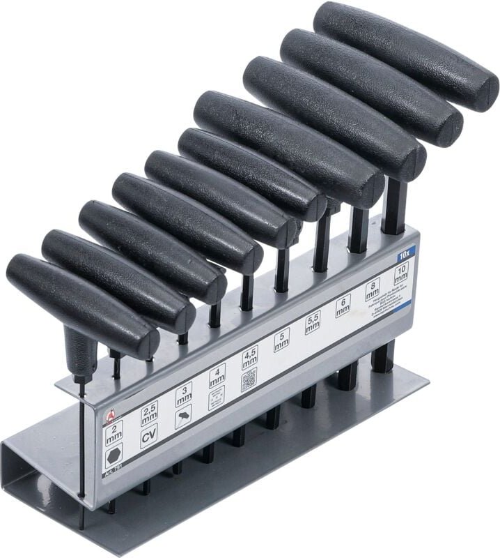 Bgs Technic - Schraubendreher-Satz mit T-Griff Innensechskant 2 - 10 mm 10-tlg.