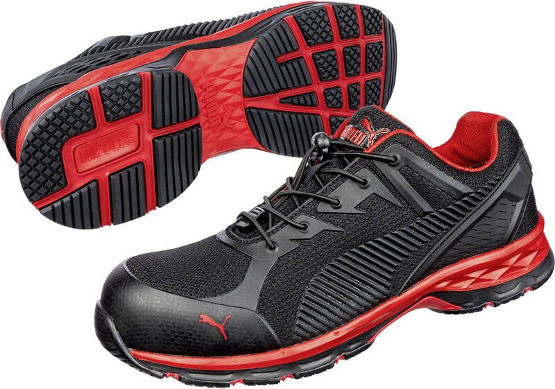 Puma - fuse motion 2.0 red low 643890-41 esd Sicherheitsschuh S1P Schuhgröße (eu): 41 Schwarz, Rot 1 s